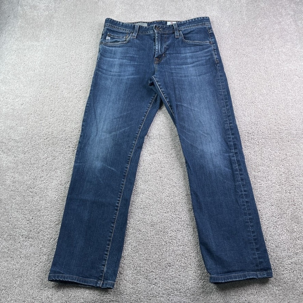 AG Adriano Goldschmied Jeans Mens 30x27 Blue Graduate Tailored Leg Stretch Denim